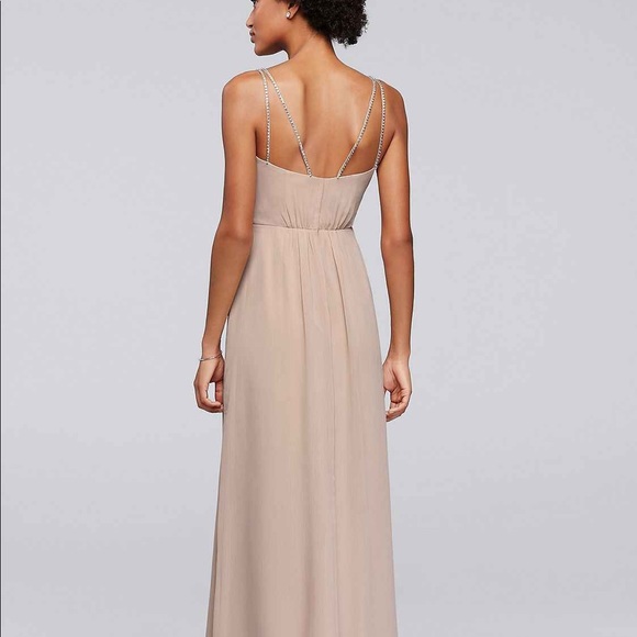 David’s bridal dress with rhinestone straps - Picture 3 of 5